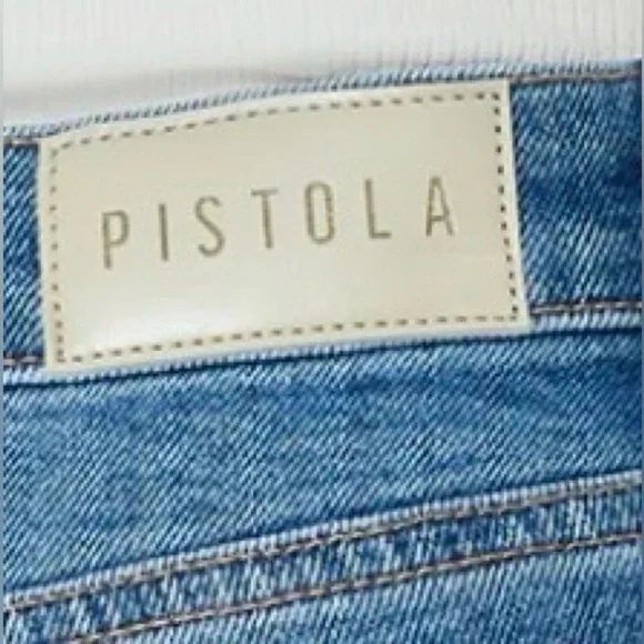 Pistola Charlie HR Straight Jeans | Rhythm Vintage Wash | Size 26 | Like New - Picture 5 of 9